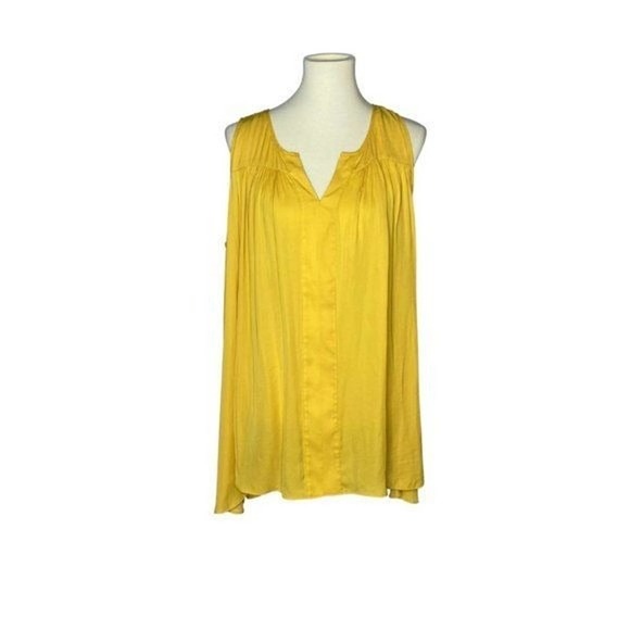 Lane Bryant Yellow Sleeveless top -  Size 18 - Picture 5 of 5